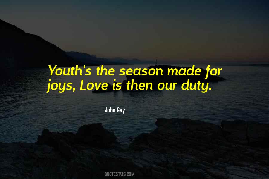 Quotes About The Joys Of Youth #327063