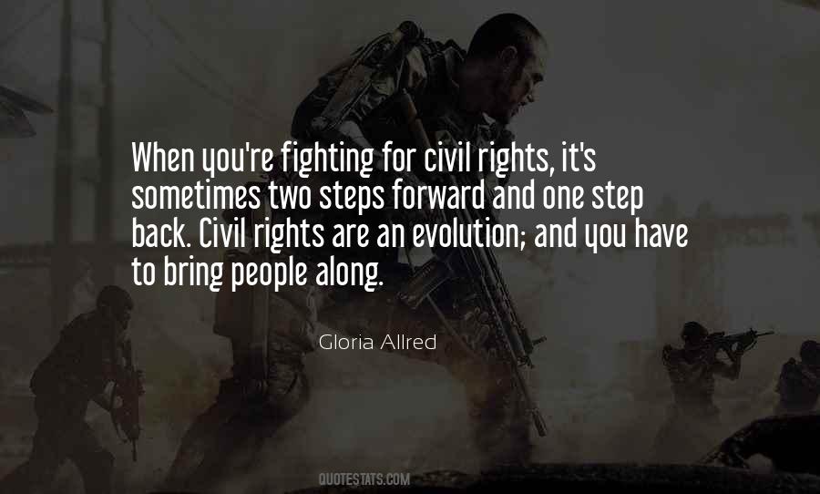 Quotes About Fighting For Civil Rights #38469