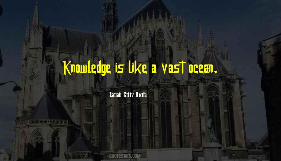 Quotes About Vast Ocean #49212