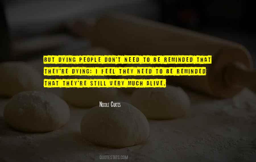 Dying People Quotes #344582