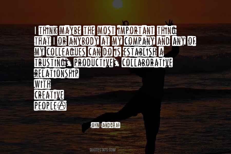 Productive People Quotes #1191784