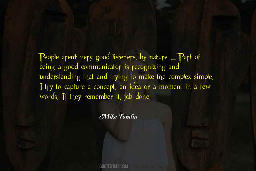Quotes About Good Listeners #1043059