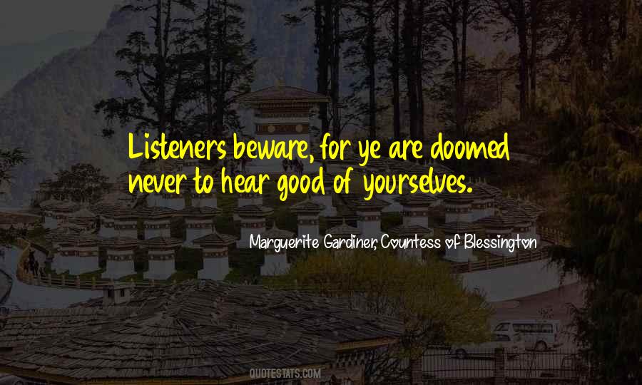 Quotes About Good Listeners #1710353