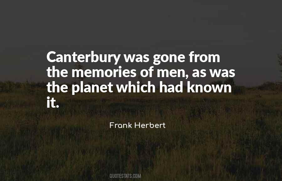 Quotes About Canterbury #428800