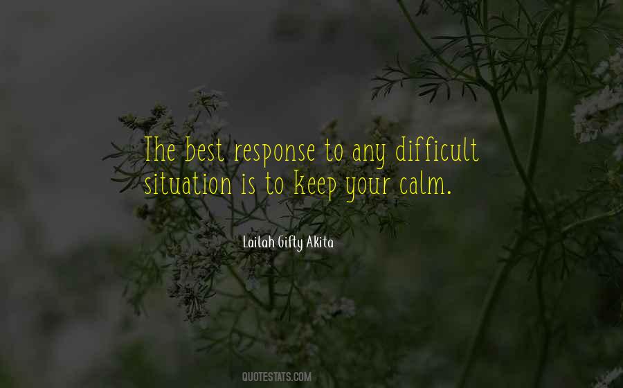 Quotes About Keeping Calm #1265699
