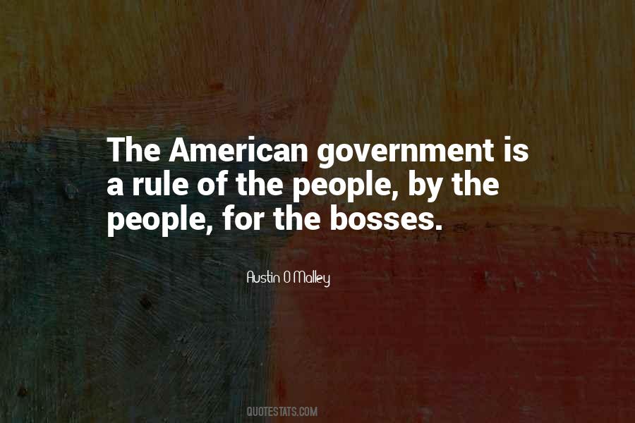 Quotes About The American Government #1198107
