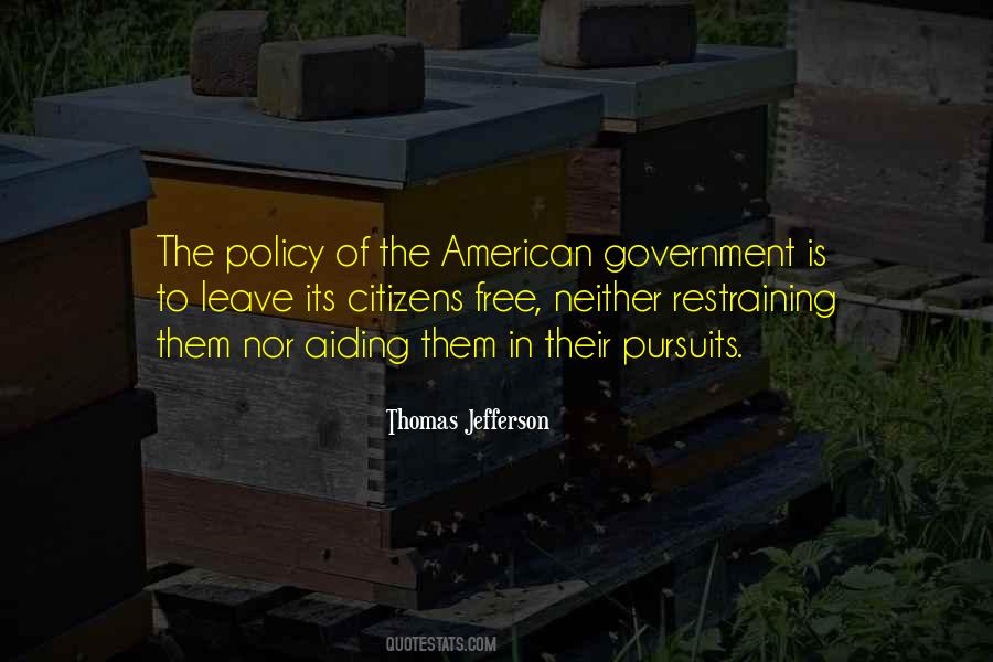 Quotes About The American Government #1571900