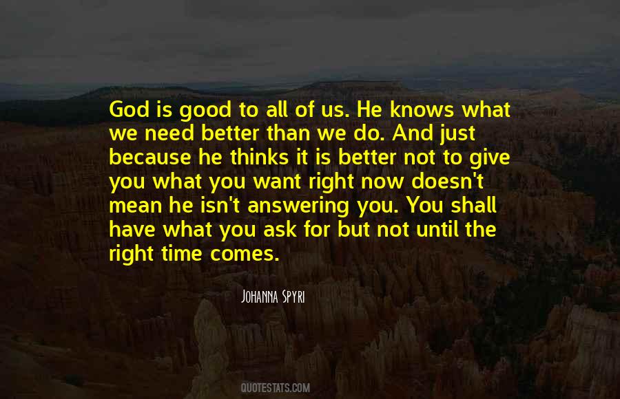 Quotes About God Is Good #1087174