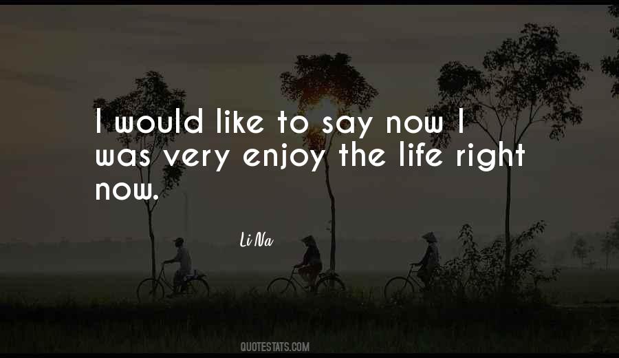 Quotes About Enjoy The Life #1511632