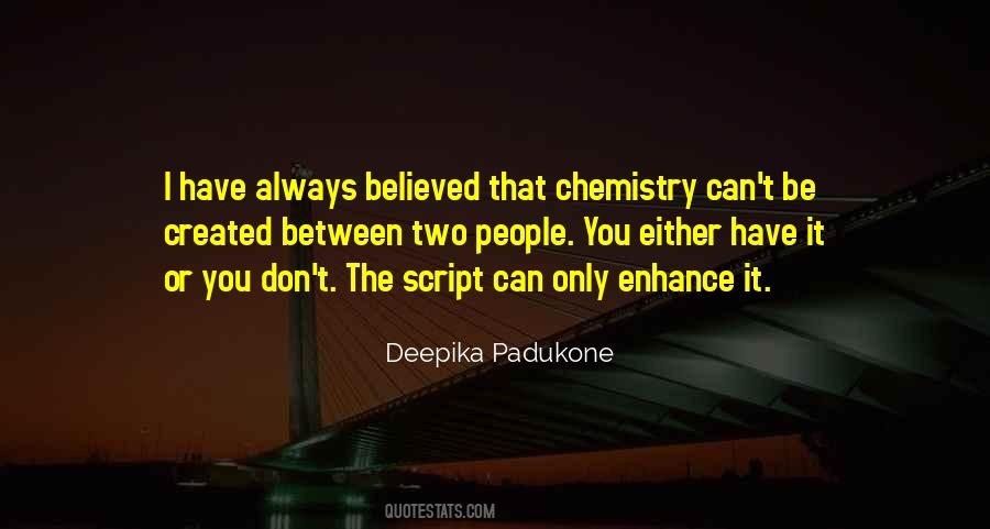 Quotes About Chemistry With Someone #45289