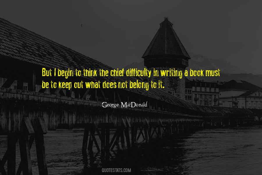 Quotes About The Difficulty Of Writing #131628