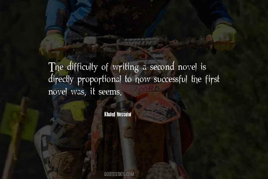 Quotes About The Difficulty Of Writing #1333249