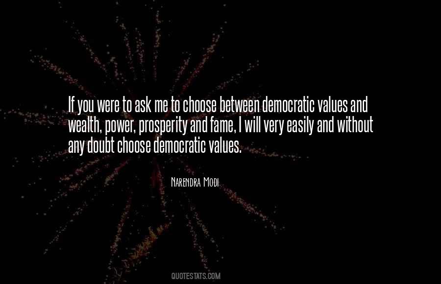 Quotes About Democratic Values #678148