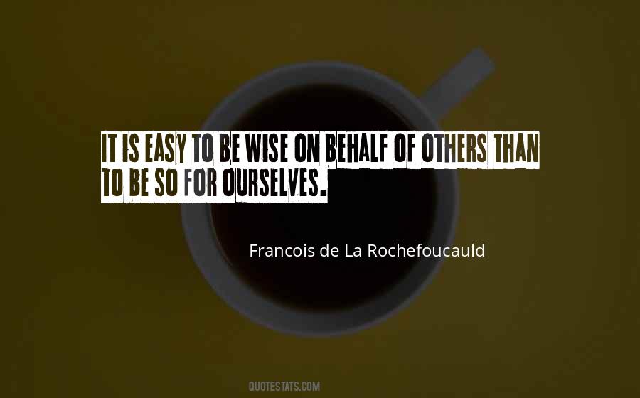 On Behalf Of Others Quotes #1818765