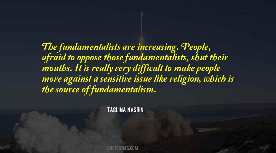 Religion Fundamentalism Quotes #1528793