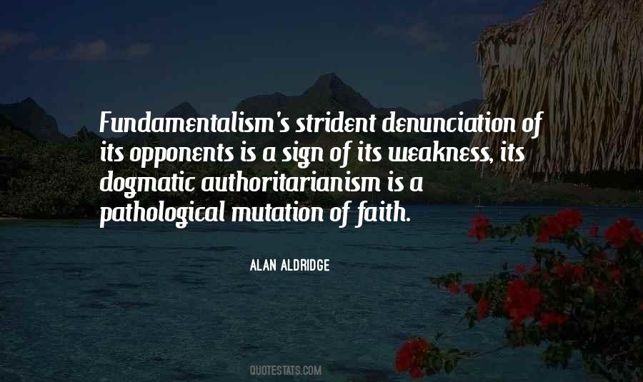 Religion Fundamentalism Quotes #379650