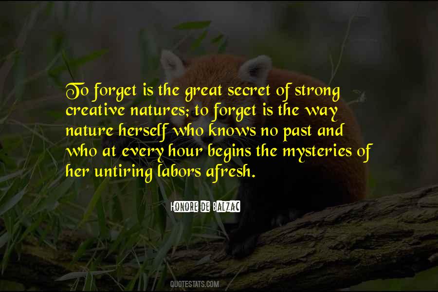Mysteries Of Nature Quotes #1305941