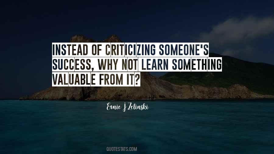Quotes About Criticizing Others #442992