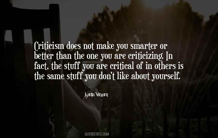 Quotes About Criticizing Others #875460