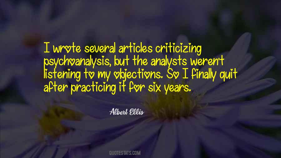 Quotes About Criticizing Others #99123