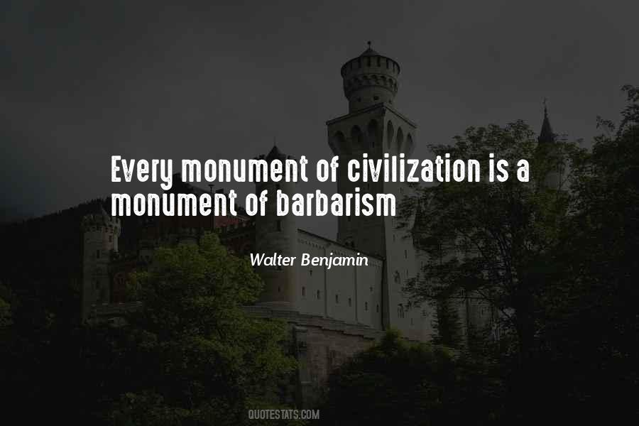 Quotes About Barbarism #893291
