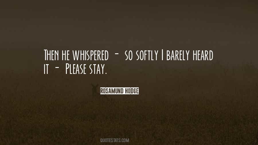 Quotes About Please Stay #699093