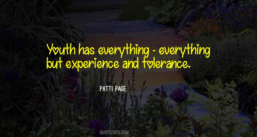 Quotes About Youth And Experience #643408