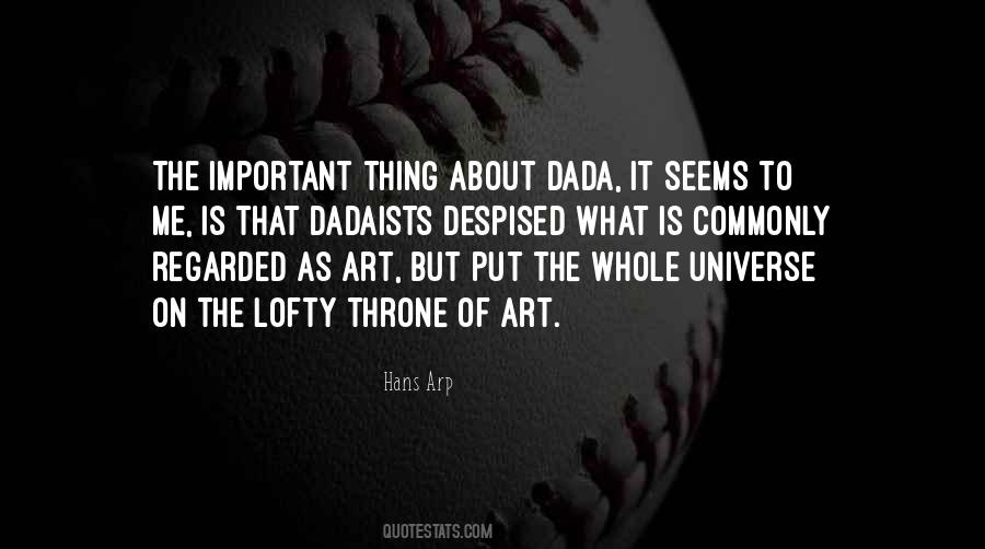 Quotes About Dada Art #791053