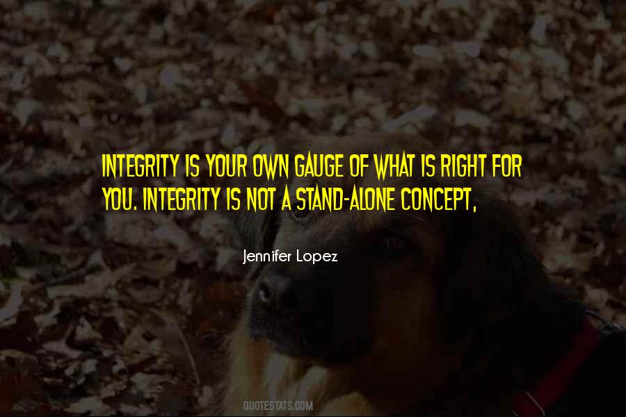 Integrity Is Quotes #1414828