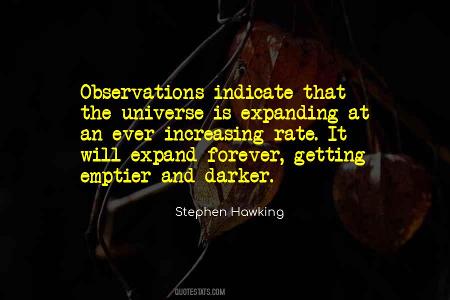 Quotes About Expanding Universe #615741