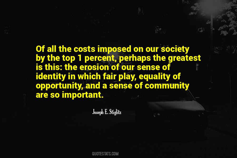 Quotes About Community And Identity #1074790