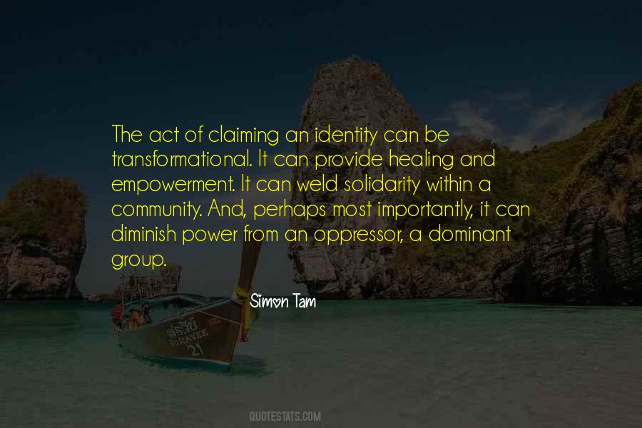 Quotes About Community And Identity #1132534