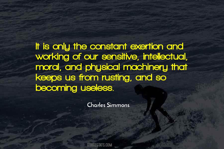Quotes About Exertion #1133189