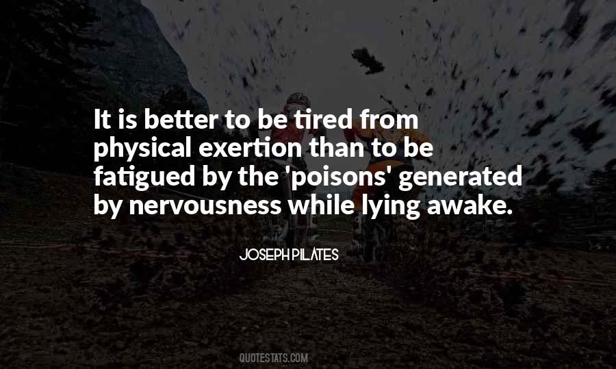 Quotes About Exertion #902772