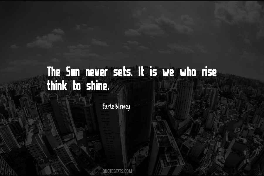 Sun Sets Quotes #288353