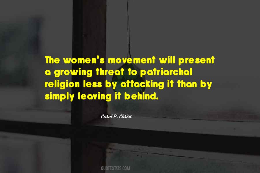 Patriarchal Religion Quotes #1554341