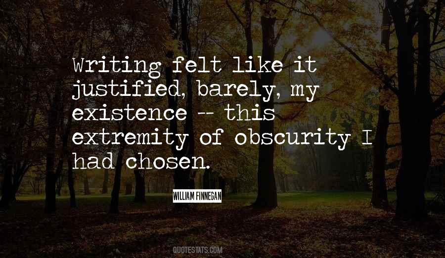 Quotes About Obscurity #1674743