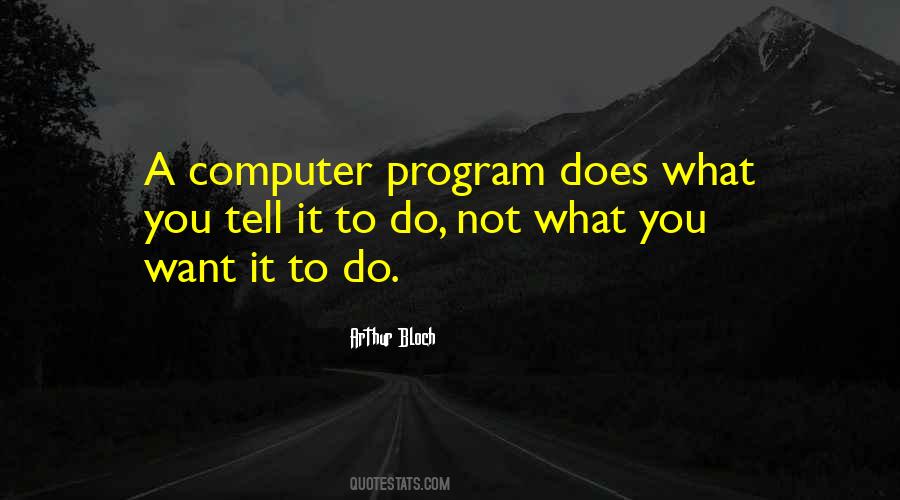Quotes About Computer Programming #786269
