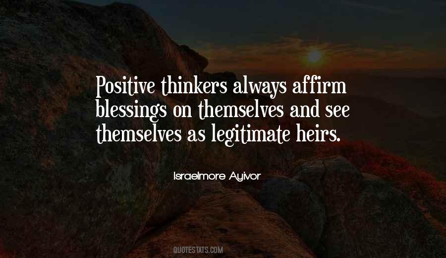 Quotes About Think Positive #277756 Quotes About Think Positive #277756