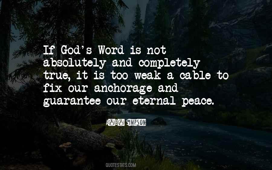 Quotes About God's Word #1058053