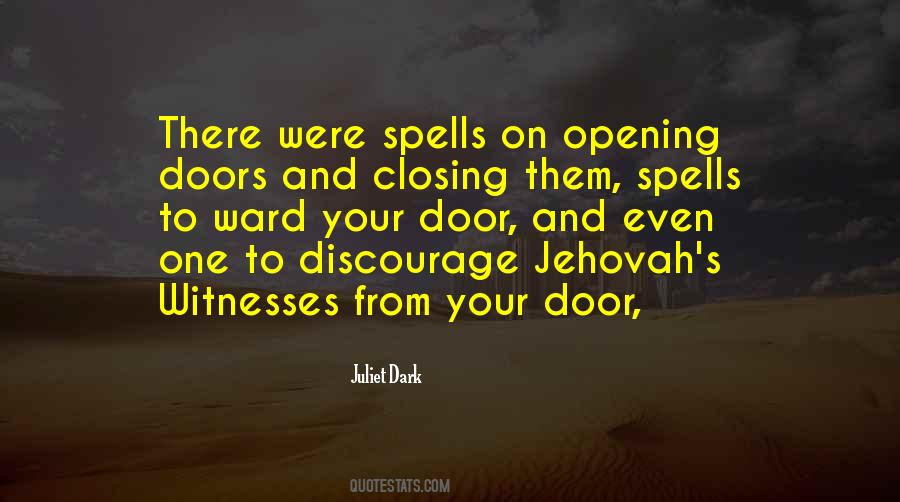 Quotes About Closing Doors #1190342