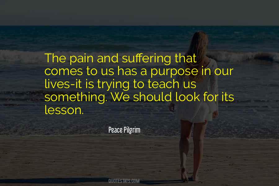 Pain That Comes Quotes #705595