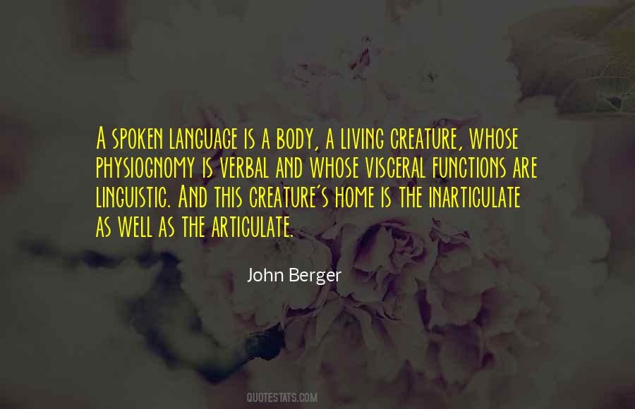 Quotes About Spoken Language #1667985