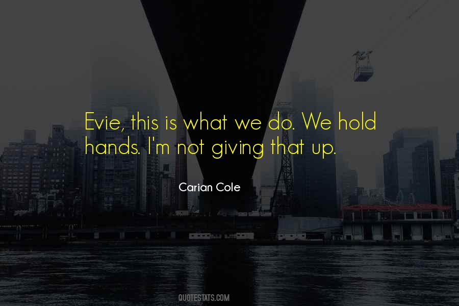 Quotes About Not Giving Up #15893