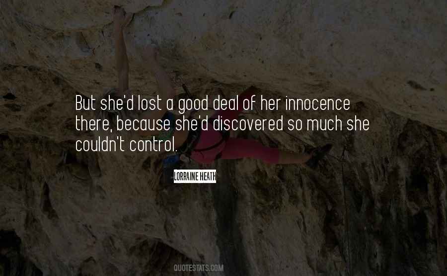 Quotes About Lost Innocence #1333043