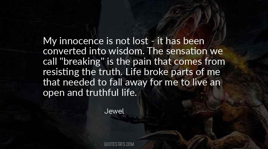 Quotes About Lost Innocence #1765785