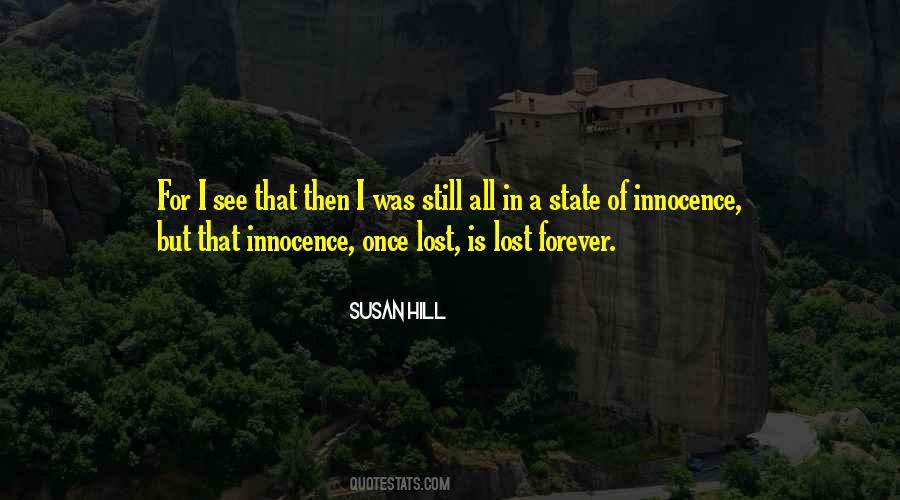 Quotes About Lost Innocence #807210