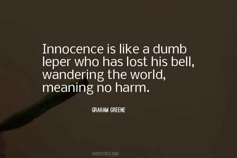 Quotes About Lost Innocence #868351