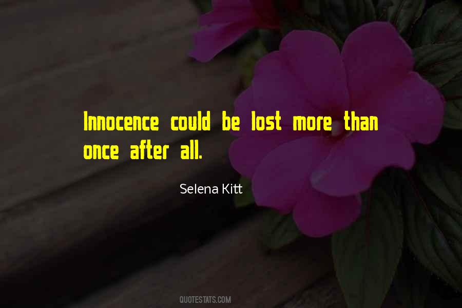 Quotes About Lost Innocence #971704