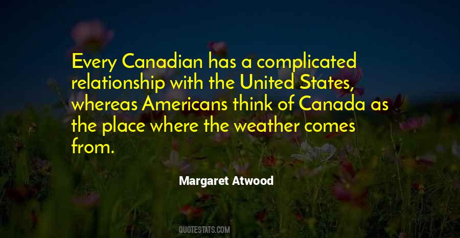 Quotes About Canadian Weather #658424